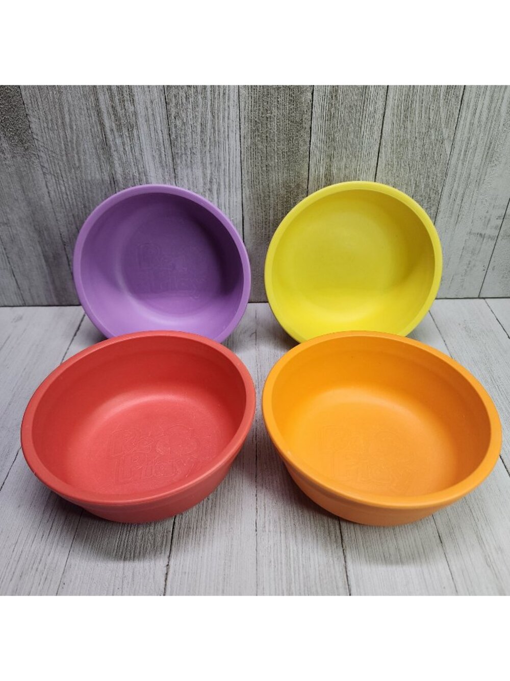 Re Play Bowls for Toddler or Baby BPA Free Recycle Materials 5" DIA - Set Of 4